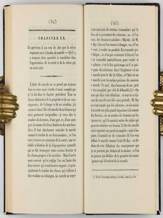 De la nature de la richesse et de l'origine de la valeur.