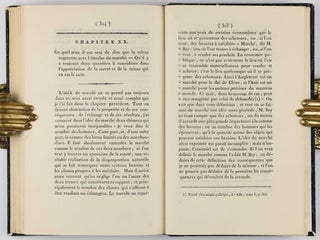 De la nature de la richesse et de l'origine de la valeur.