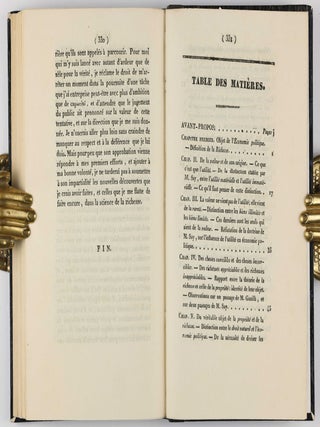 De la nature de la richesse et de l'origine de la valeur.