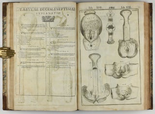 Tabulae anatomicae LXXIIX / De humani corporis fabrica libri decem. Edited by Daniel Bucretius / De formato foetu.