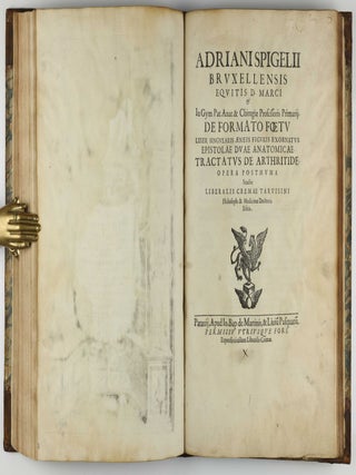 Tabulae anatomicae LXXIIX / De humani corporis fabrica libri decem. Edited by Daniel Bucretius / De formato foetu.