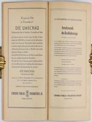 Das Marsprojekt. Studie einer interplanetarischen Expedition. (Ein Sonderheft der Zeitschrift "Weltraumfahrt").