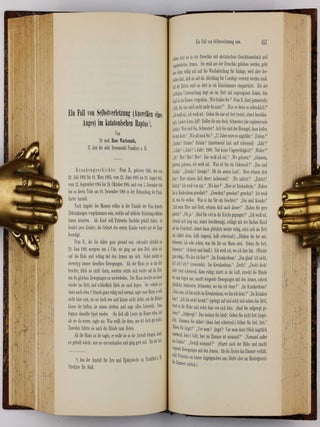 &Uuml;ber eine eigenartige Erkrankung der Hirnrinde. In: Allgemeine Zeitschrift f&uuml;r Psychiatrie und physisch-gerichtliche Medizin, Vol. 64, No 1, pp. 146-148.