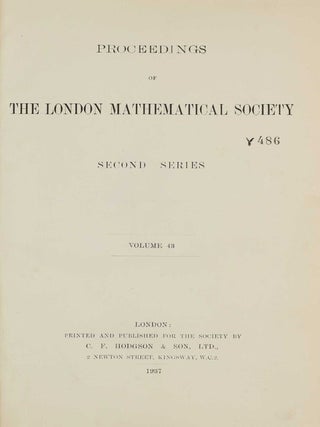 On computable numbers, with an application to the Entscheidungsproblem. In: Proceedings of the London Mathematical Society, 2nd series, vol. 42, pp. 230-265.