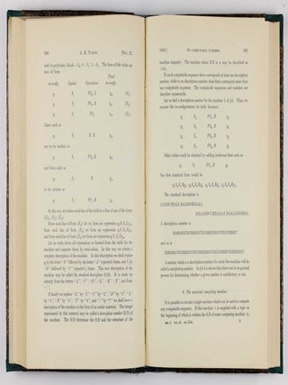 On computable numbers, with an application to the Entscheidungsproblem. In: Proceedings of the London Mathematical Society, 2nd series, vol. 42, pp. 230-265.
