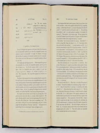 On computable numbers, with an application to the Entscheidungsproblem. In: Proceedings of the London Mathematical Society, 2nd series, vol. 42, pp. 230-265.