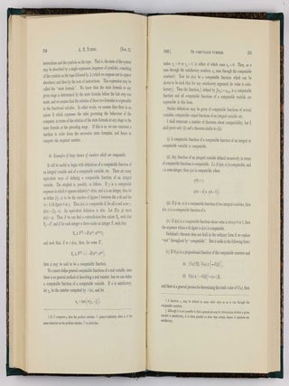 On computable numbers, with an application to the Entscheidungsproblem. In: Proceedings of the London Mathematical Society, 2nd series, vol. 42, pp. 230-265.