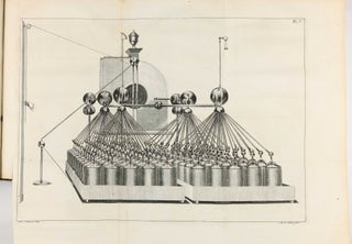 Beschryving eener ongemeen groote electrizeer-machine, geplaatst in Teyler's Museum te Haarlem - Description d'une très grande machine électrique, placée dans le Muséum de Teyler à Haarlem, et des expériments faits par le moyen de cette machine / Eerste vervolg der proefneemingen, gedaan met Teyler's electrizeer-machine - Première continuation des expériences faites par le moyen de la machine électrique Teylerienne / Tweede vervolg der proefneemingen gedaan met Teyler's elektrizeer-machine - Seconde continuation des expériences, faites par le moyen de la machine électrique Teylerienne.