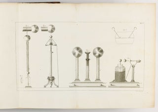 Beschryving eener ongemeen groote electrizeer-machine, geplaatst in Teyler's Museum te Haarlem - Description d'une très grande machine électrique, placée dans le Muséum de Teyler à Haarlem, et des expériments faits par le moyen de cette machine / Eerste vervolg der proefneemingen, gedaan met Teyler's electrizeer-machine - Première continuation des expériences faites par le moyen de la machine électrique Teylerienne / Tweede vervolg der proefneemingen gedaan met Teyler's elektrizeer-machine - Seconde continuation des expériences, faites par le moyen de la machine électrique Teylerienne.