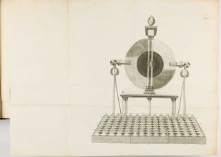 Beschryving eener ongemeen groote electrizeer-machine, geplaatst in Teyler's Museum te Haarlem - Description d'une très grande machine électrique, placée dans le Muséum de Teyler à Haarlem, et des expériments faits par le moyen de cette machine / Eerste vervolg der proefneemingen, gedaan met Teyler's electrizeer-machine - Première continuation des expériences faites par le moyen de la machine électrique Teylerienne / Tweede vervolg der proefneemingen gedaan met Teyler's elektrizeer-machine - Seconde continuation des expériences, faites par le moyen de la machine électrique Teylerienne.