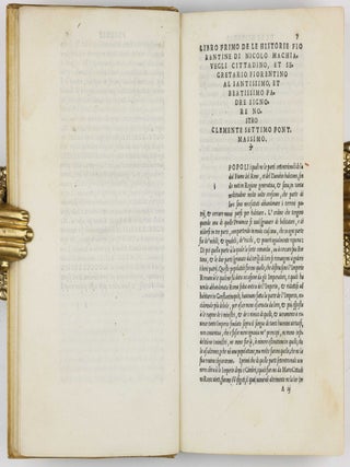 Historie di Nicolo Machiavegli cittadino, et segretario Fiorentino, al santissimo et beatissimo padre signor nostro Clemente Settimo Pontefice Massimo...