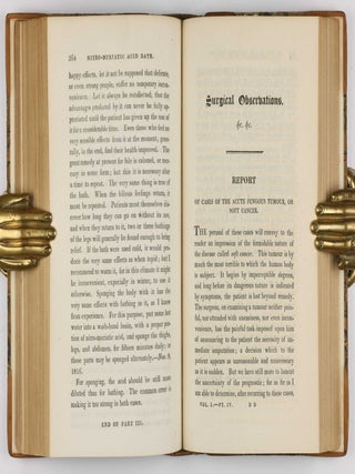 Surgical Observations, being a Quarterly Report of Cases in Surgery, treated in the Middlesex Hospital, in the cancer establishment, and in private practice: embracing an account of the anatomical and pathological researches in the School of Windmill Street.