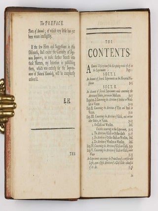 Physico-Mechanical Experiments on Various Subjects. Containing an Account of several Surprizing Phenomena touching Light and Electricity.