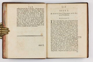 Physico-Mechanical Experiments on Various Subjects. Containing an Account of several Surprizing Phenomena touching Light and Electricity.