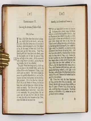 Physico-Mechanical Experiments on Various Subjects. Containing an Account of several Surprizing Phenomena touching Light and Electricity.