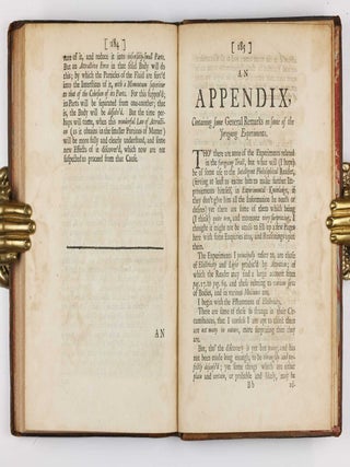 Physico-Mechanical Experiments on Various Subjects. Containing an Account of several Surprizing Phenomena touching Light and Electricity.