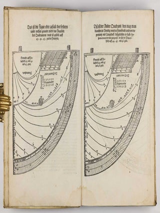 Underweysung der messung, mit dem Zirckel un richtscheyt in Linien ebnen unnd gantzen corporen. / Instrument Buch.