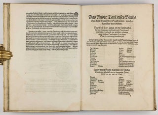Underweysung der messung, mit dem Zirckel un richtscheyt in Linien ebnen unnd gantzen corporen. / Instrument Buch.