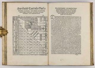 Underweysung der messung, mit dem Zirckel un richtscheyt in Linien ebnen unnd gantzen corporen. / Instrument Buch.