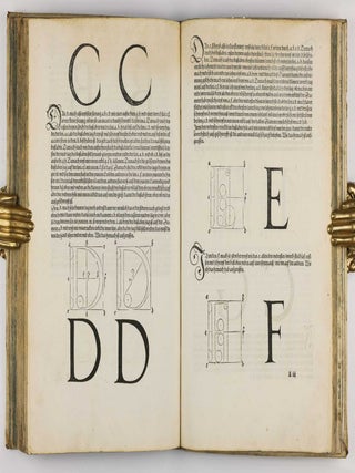 Underweysung der messung, mit dem Zirckel un richtscheyt in Linien ebnen unnd gantzen corporen. / Instrument Buch.