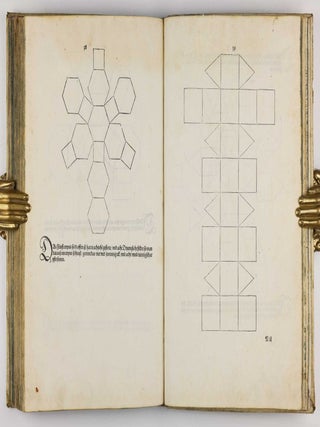 Underweysung der messung, mit dem Zirckel un richtscheyt in Linien ebnen unnd gantzen corporen. / Instrument Buch.