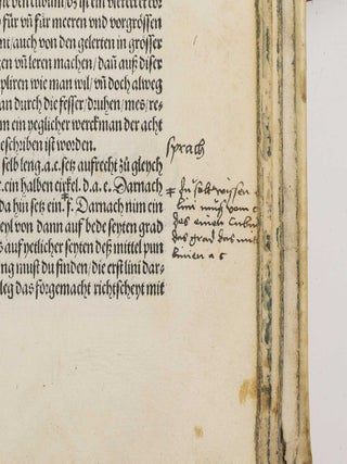 Underweysung der messung, mit dem Zirckel un richtscheyt in Linien ebnen unnd gantzen corporen. / Instrument Buch.