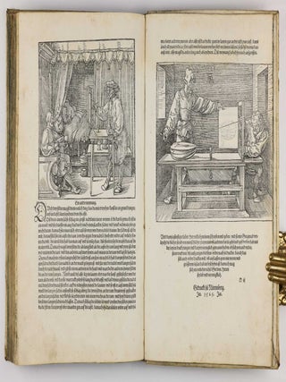 Underweysung der messung, mit dem Zirckel un richtscheyt in Linien ebnen unnd gantzen corporen. / Instrument Buch.